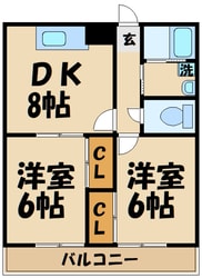 プラザ西調布の物件間取画像